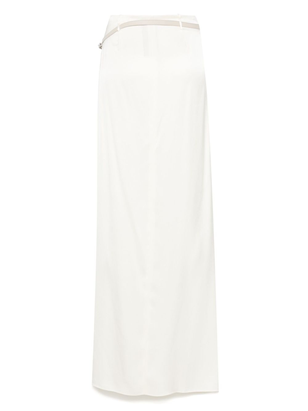 silk maxi skirt - 2