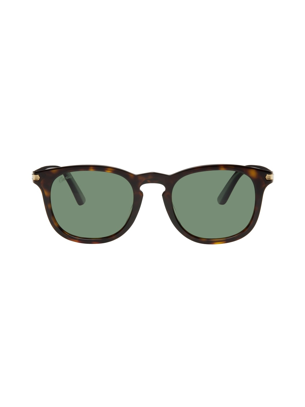 Tortoiseshell Round Sunglasses - 1