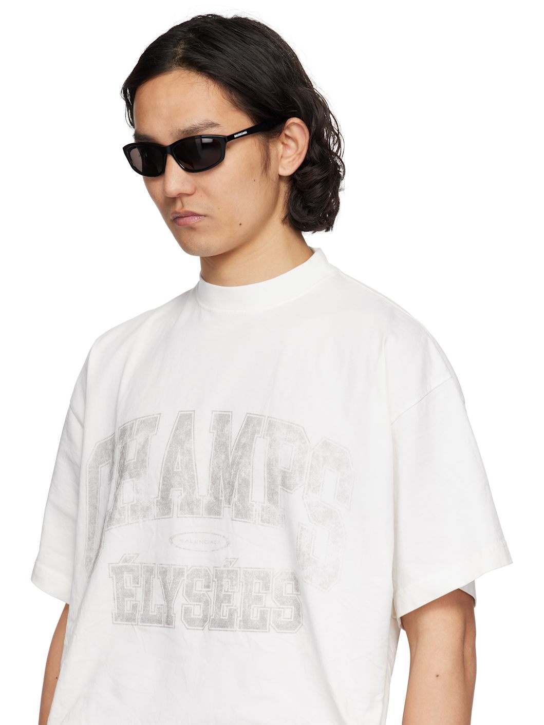 Black Neo Oval 2.0 Sunglasses - 4