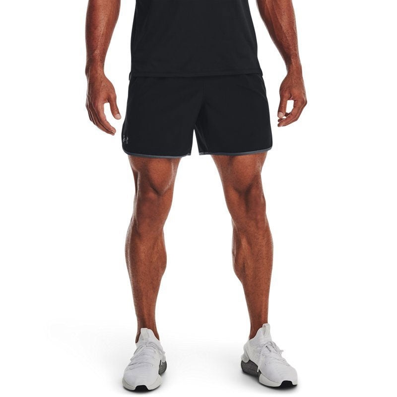 Under Armour HIIT Woven 6inch Shorts 'Black Grey' 1377027-001 - 3