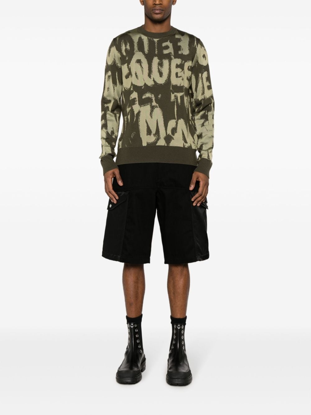 Hybrid denim cargo shorts - 2