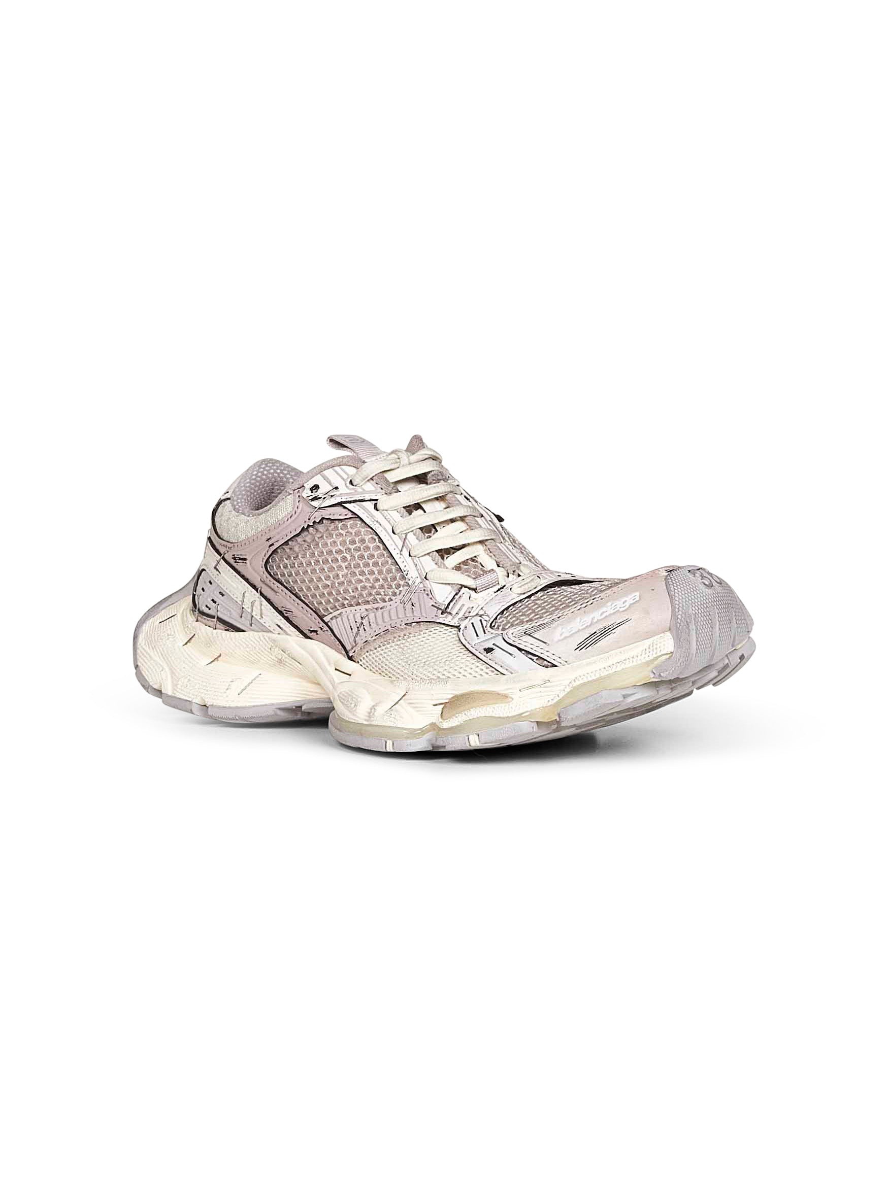 Beige and grey Stapler sneakers - 2