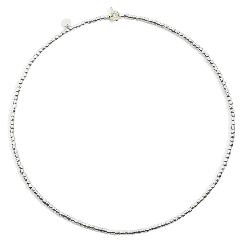 SILVER MINI GRANELLI NECKLACE 1