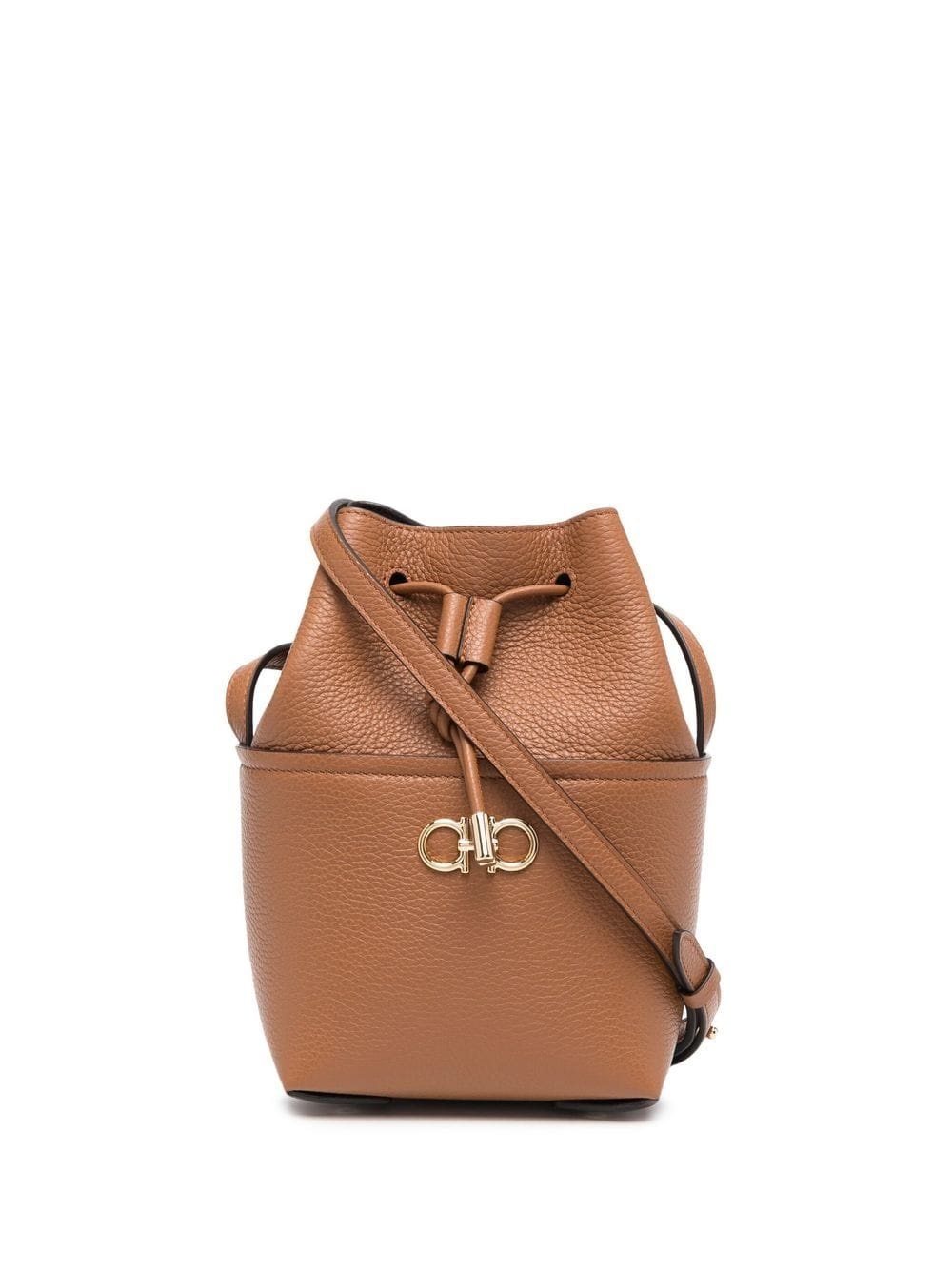 drawstring bucket shoulder bag - 1