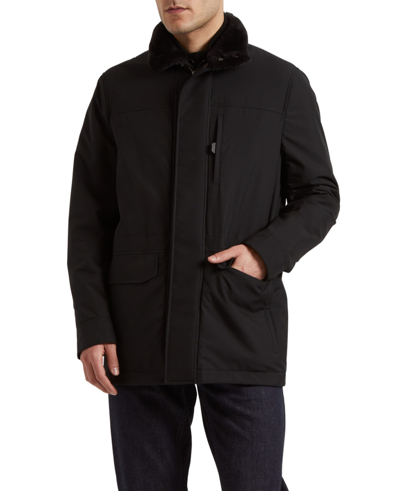 Brioni Men & apos;s Shearling Collar Field Jacket outlook