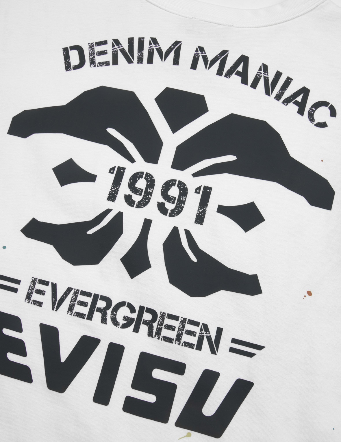 LOGO EMBROIDERY AND MULTI-PRINT LOOSE FIT T-SHIRT - 7