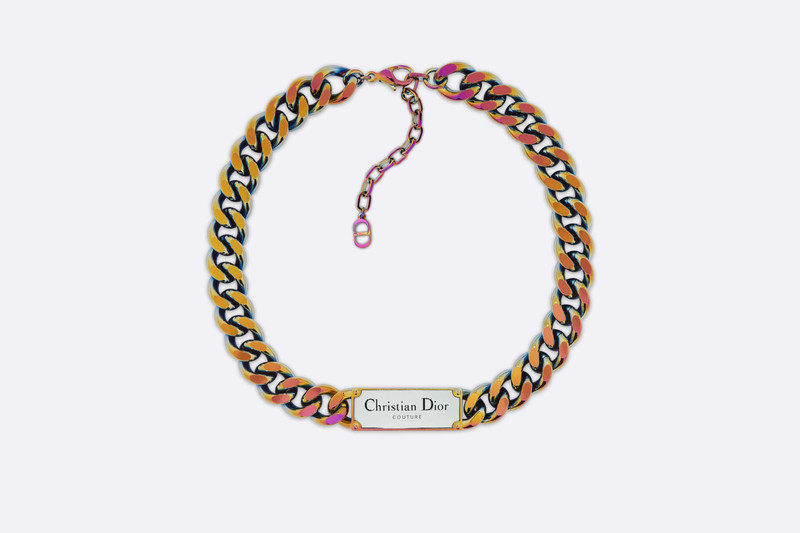 Christian Dior Couture Chain Link Necklace 1