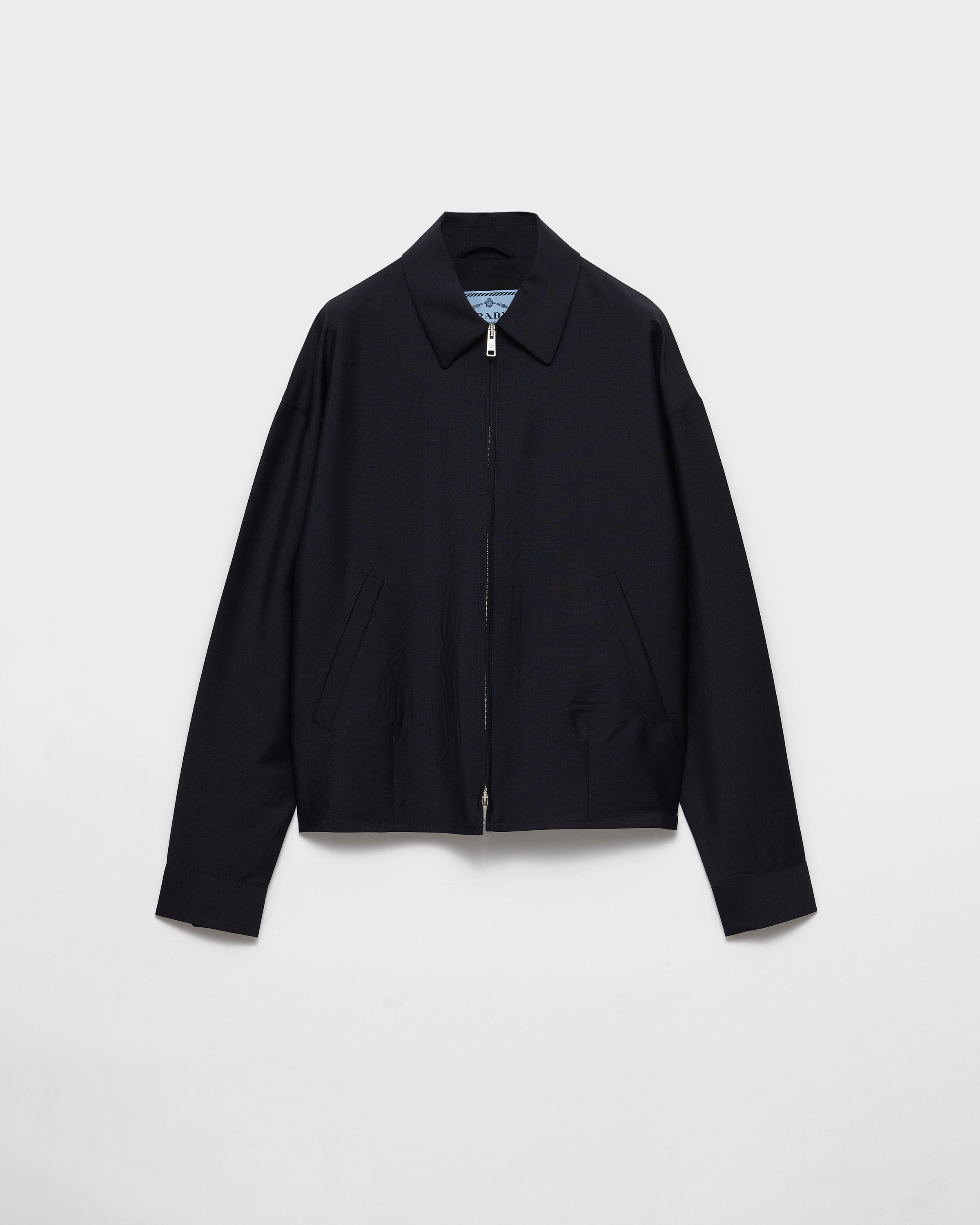 Kid mohair blouson jacket - 1