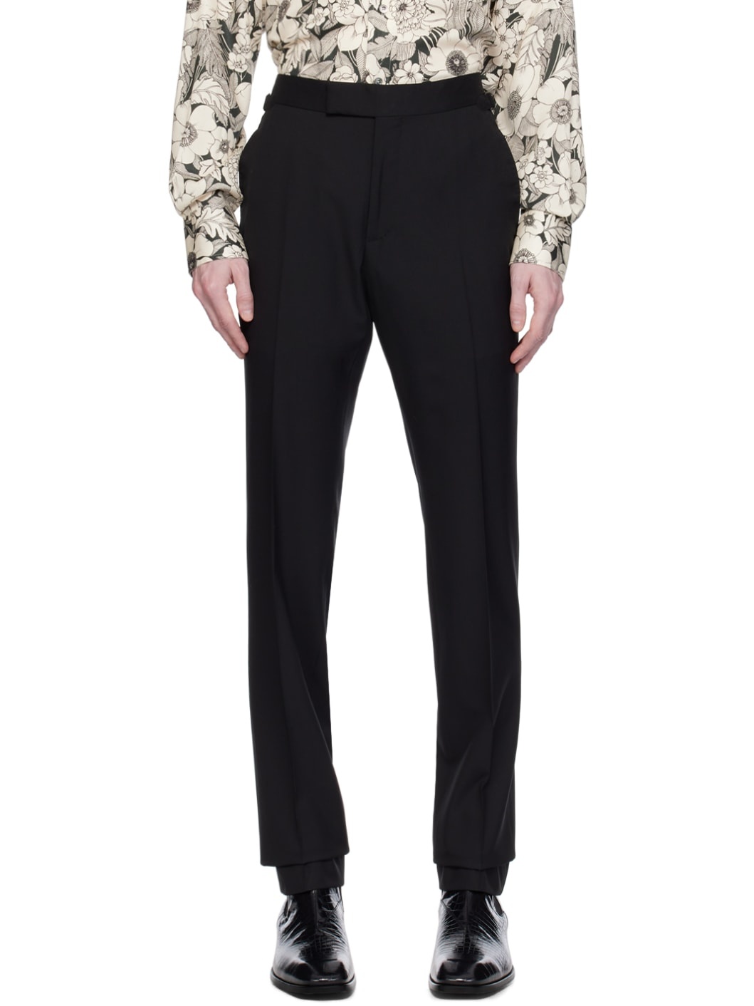 Black Shelton Trousers - 1