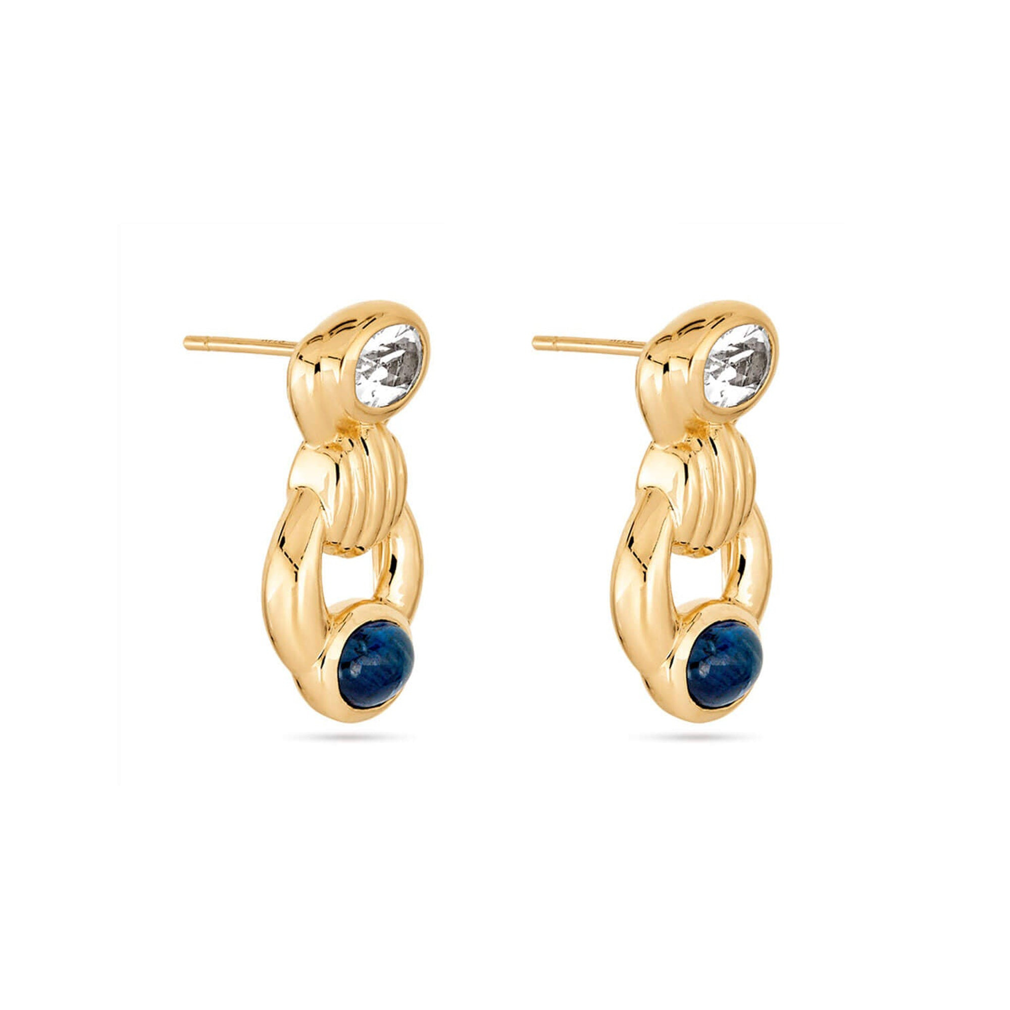 Le Bleu Bijoux Door Knocker Earrings - 3