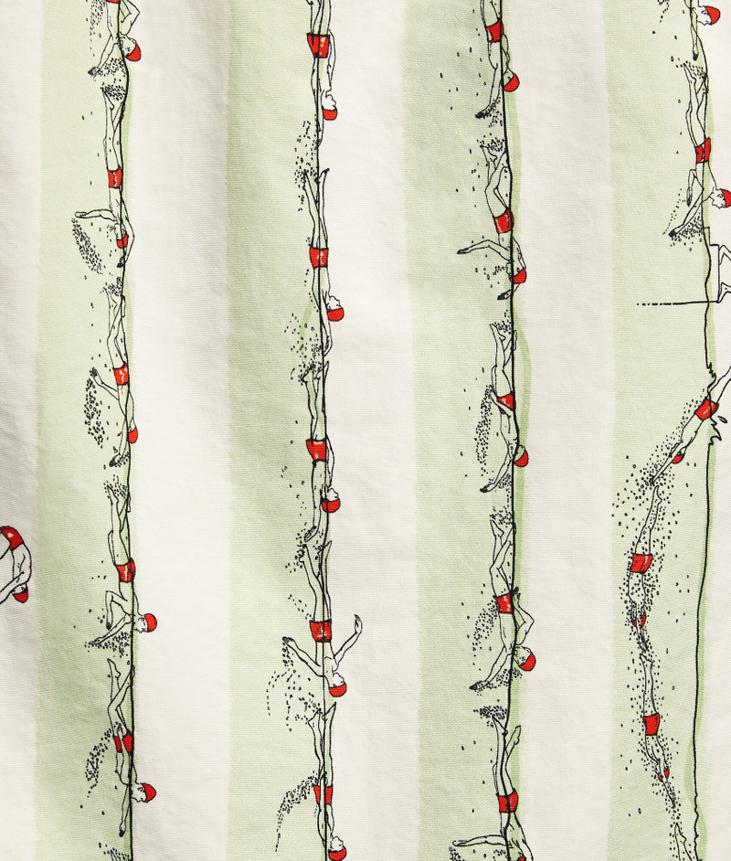 Printed Swimmers Nylon Swim Shorts 5