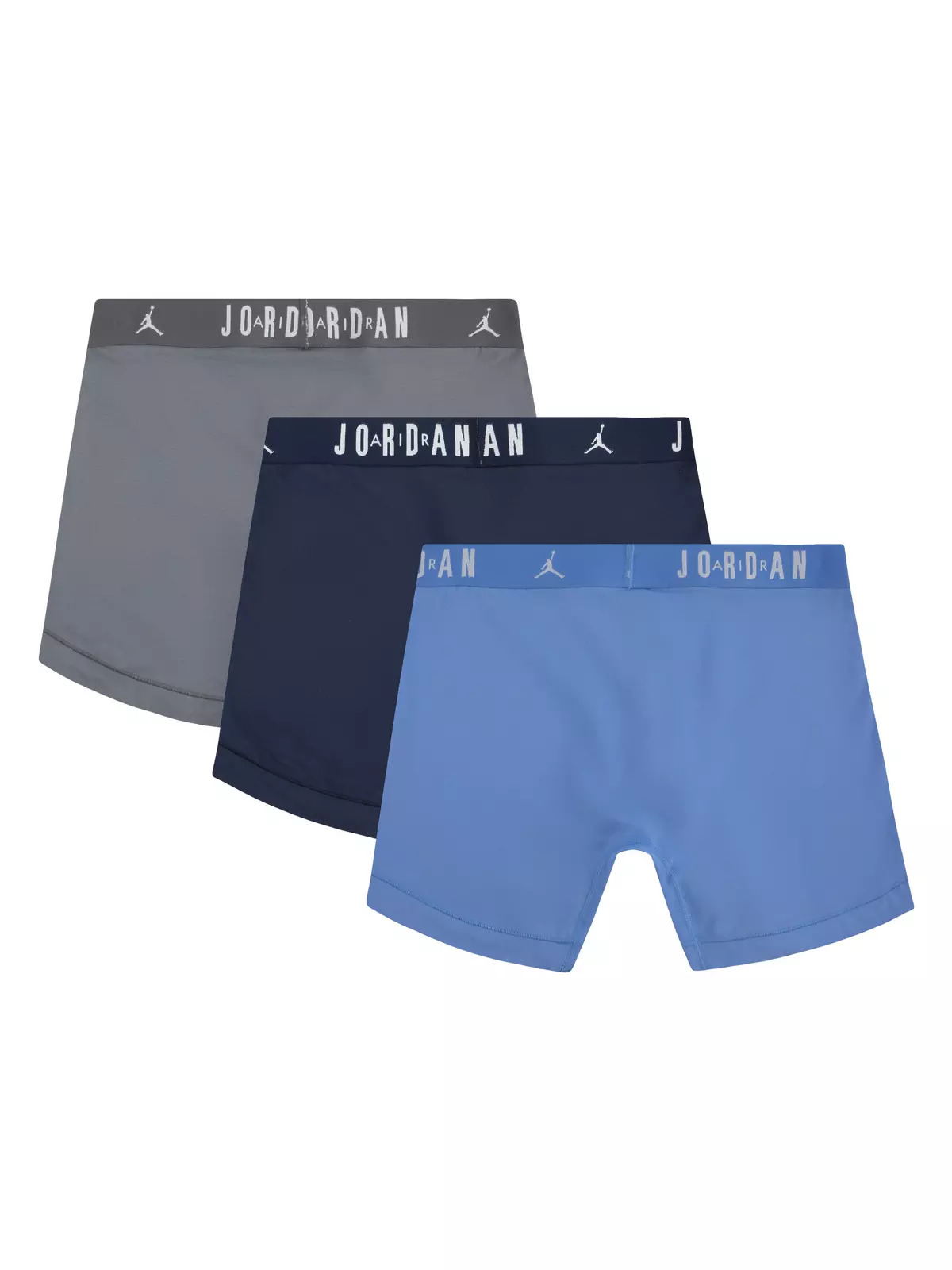 Men's Flight Cotton Core 3-Pack Boxer Brief -Blue/Black/Grey - 2