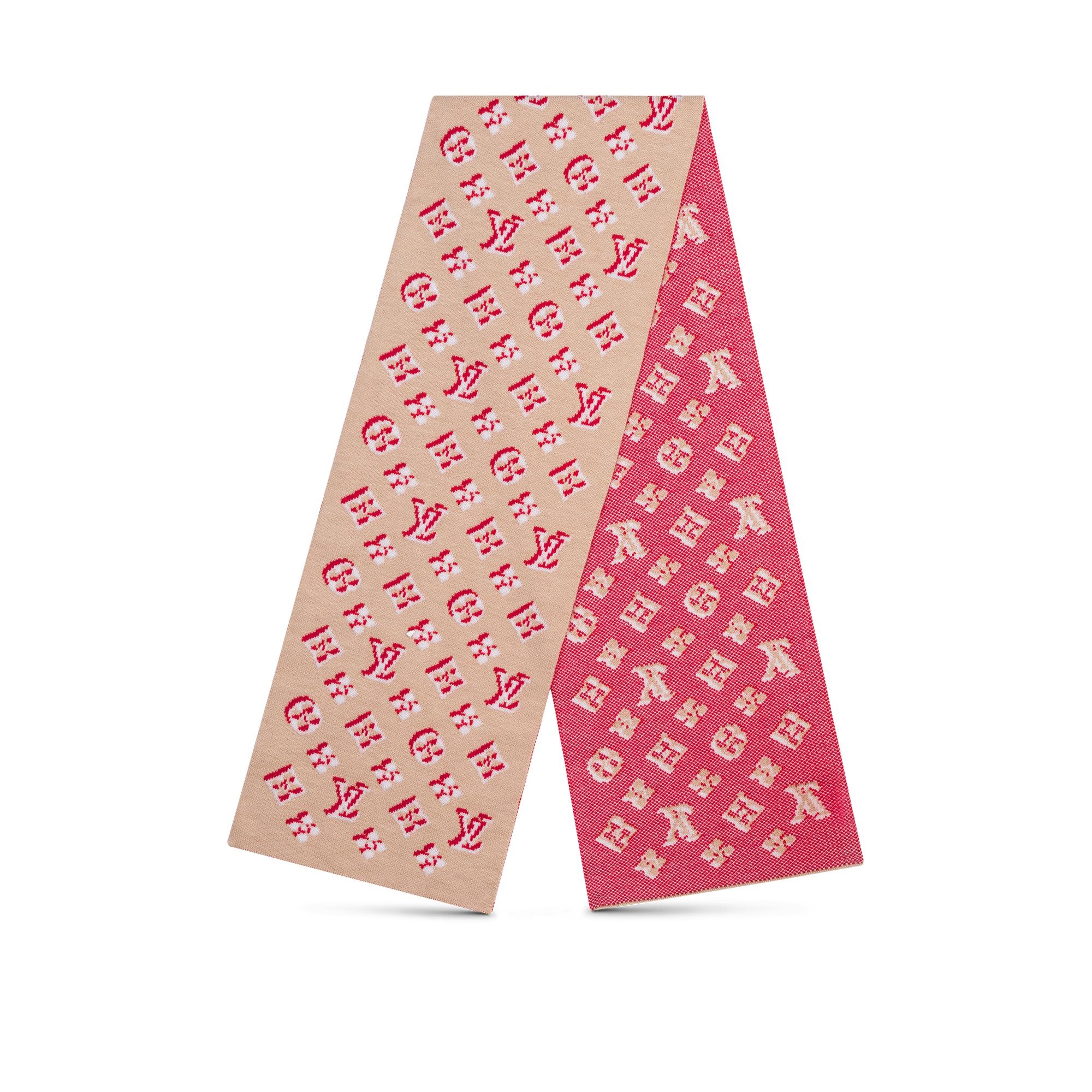 3D Monogram Scarf - 1