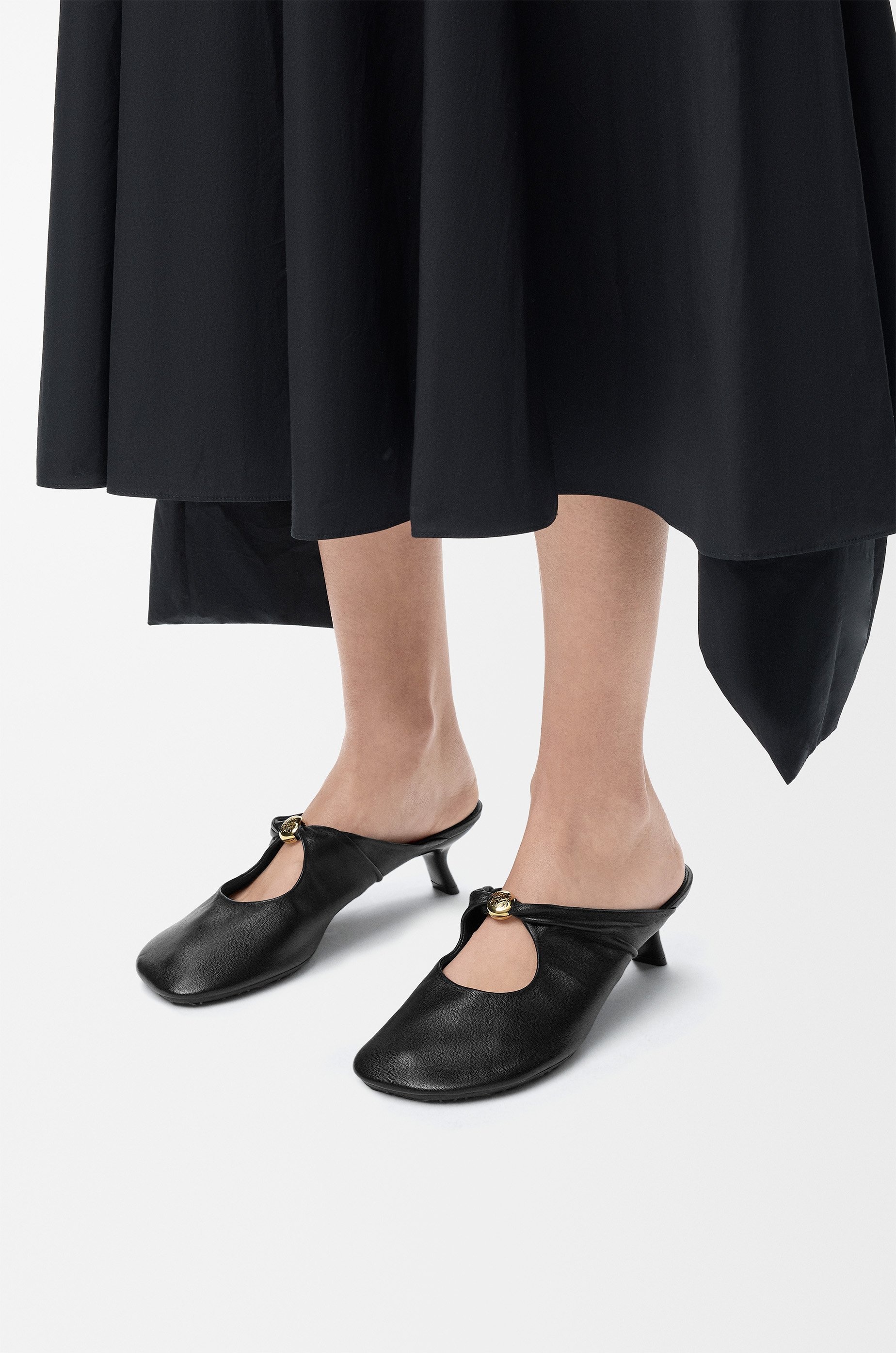 Pebble Soft mule in nappa lambskin - 2