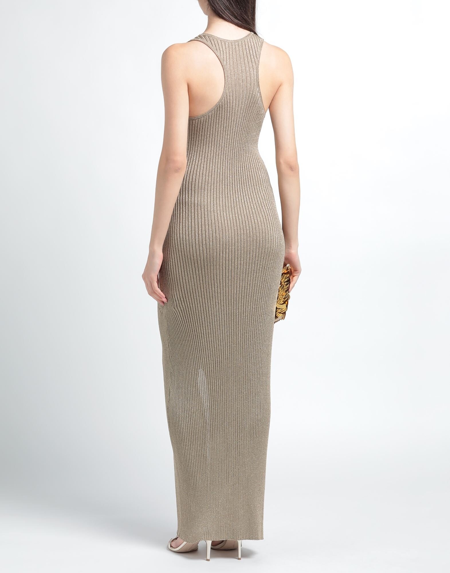 Gold Women's Long Dress - 4