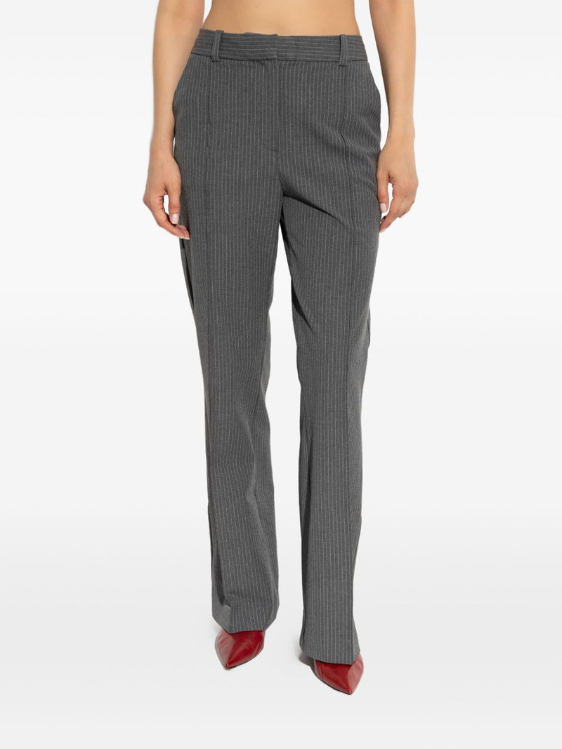 pinstripe pleated trousers 3