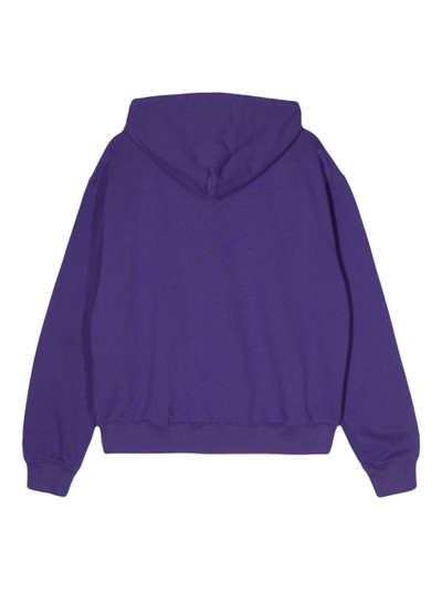 BLUEMARBLE embroidered-logo zip-up hoodie outlook