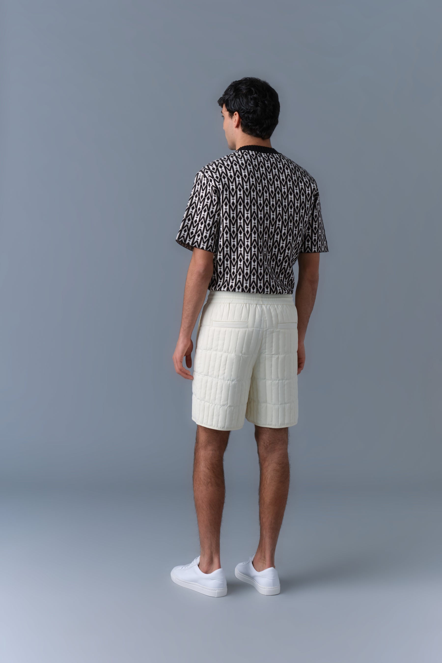 SEBASTIAN Vertical Quilted Shorts - 4