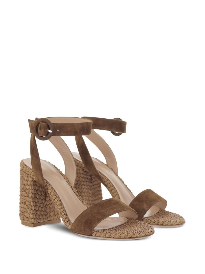 Gianvito Rossi 90mm suede sandals outlook