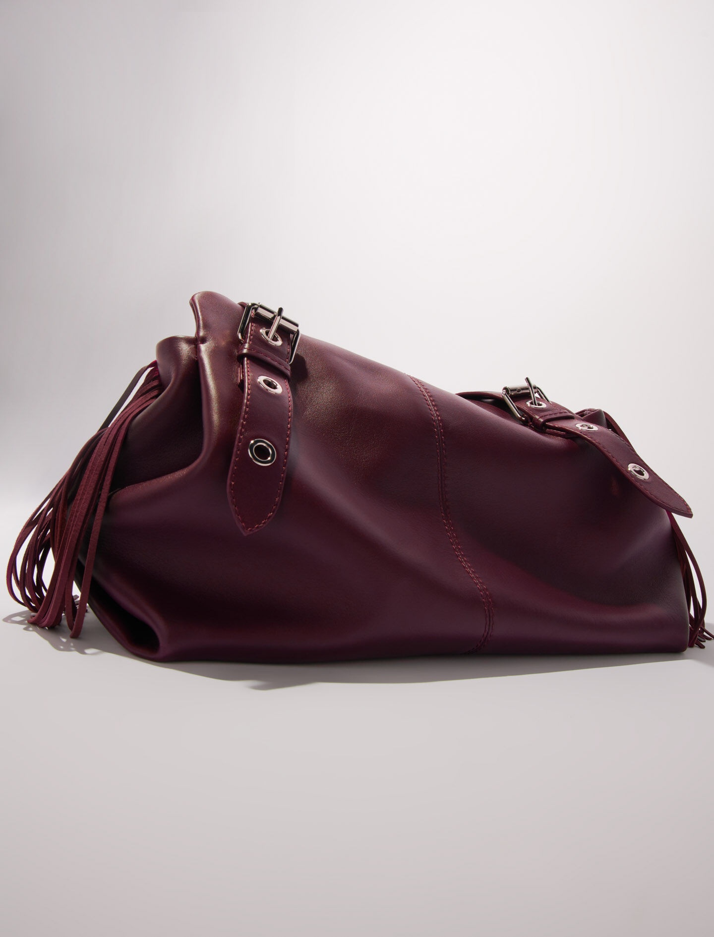 Plain leather Miss M XL bag - 7
