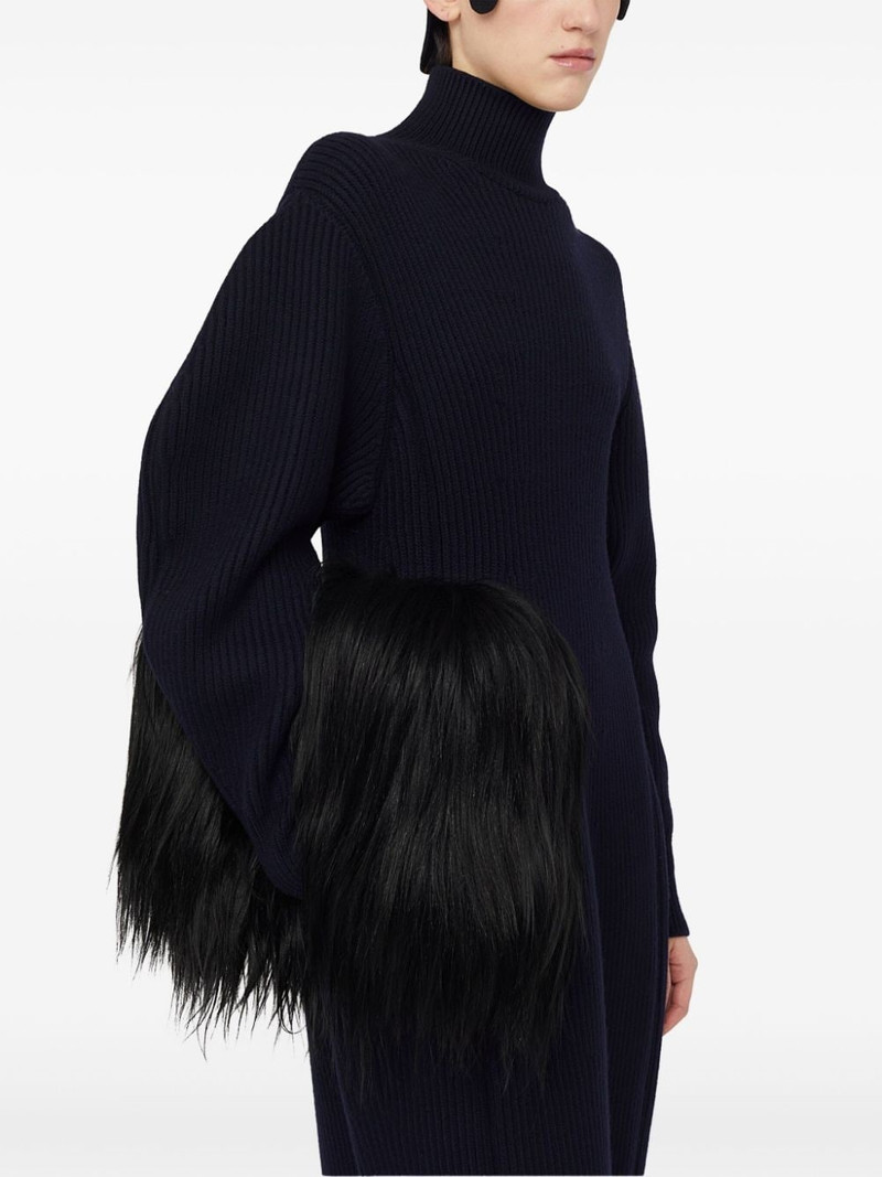 Goji Pillow hairy medium clutch bag 3