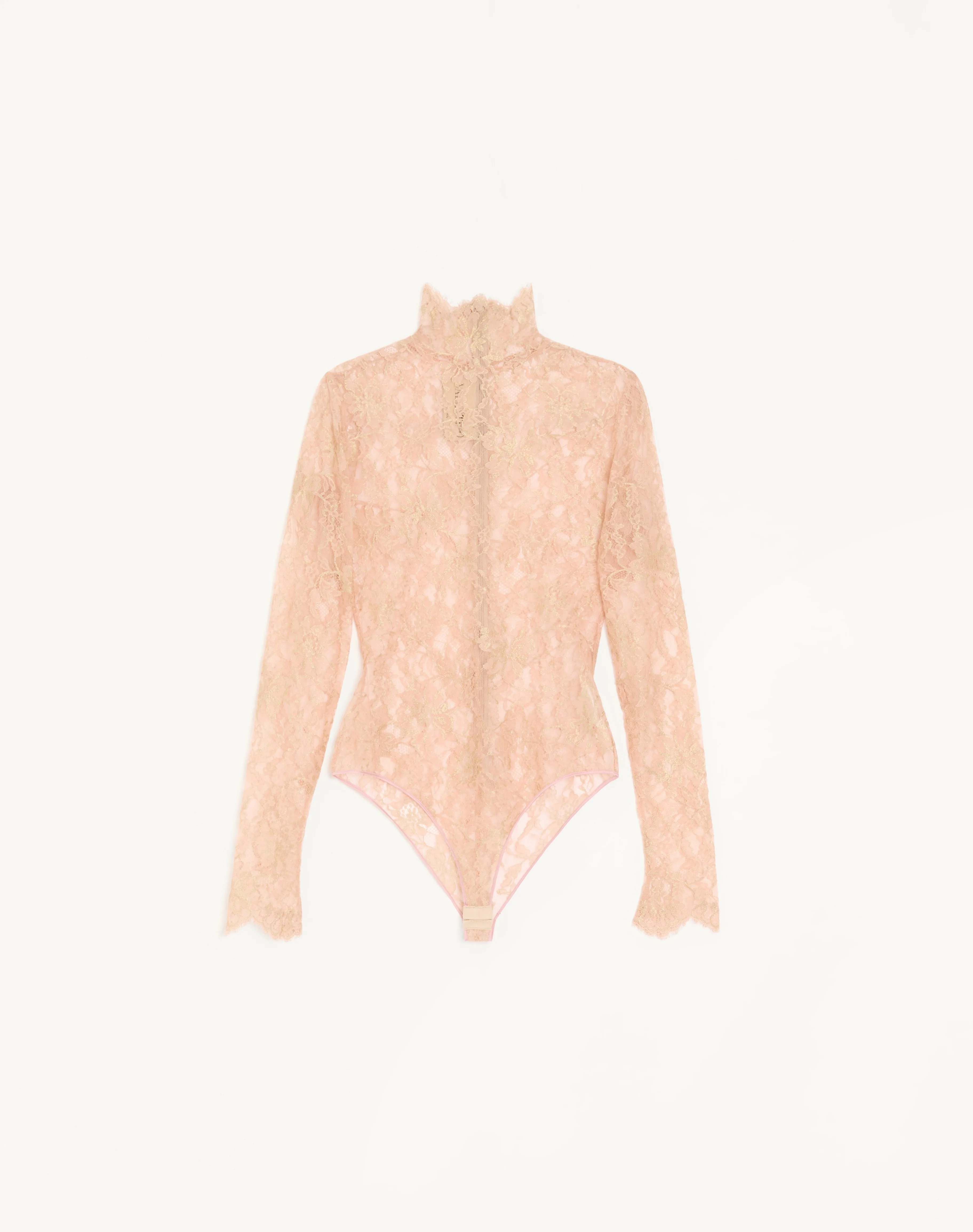 LUREX LACE BODYSUIT - 1