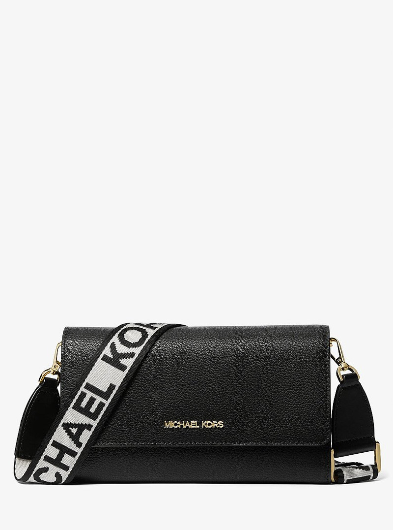 Jet Set Large Leather Crossbody Bag 1