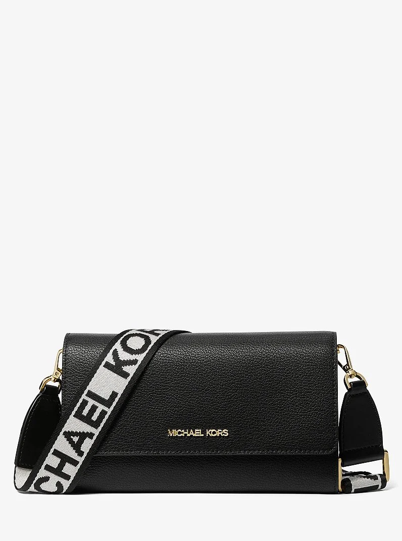 Jet Set Large Leather Crossbody Bag - 1