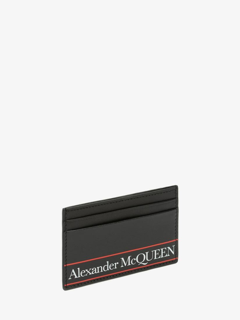 Alexander Mcqueen Cardholder in Black/red - 2