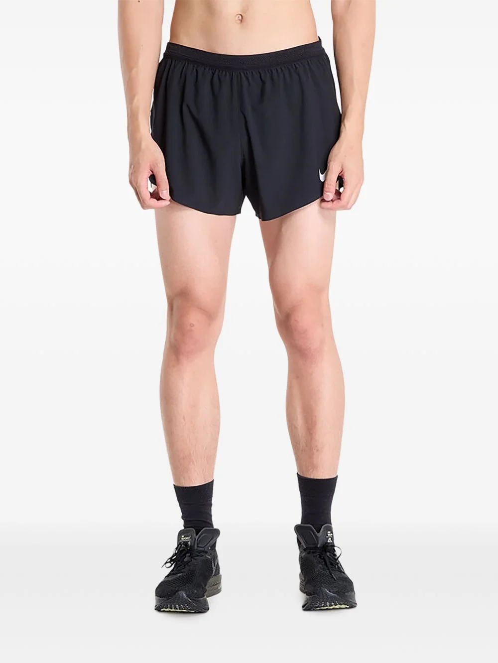 swoosh logo brief shorts - 1