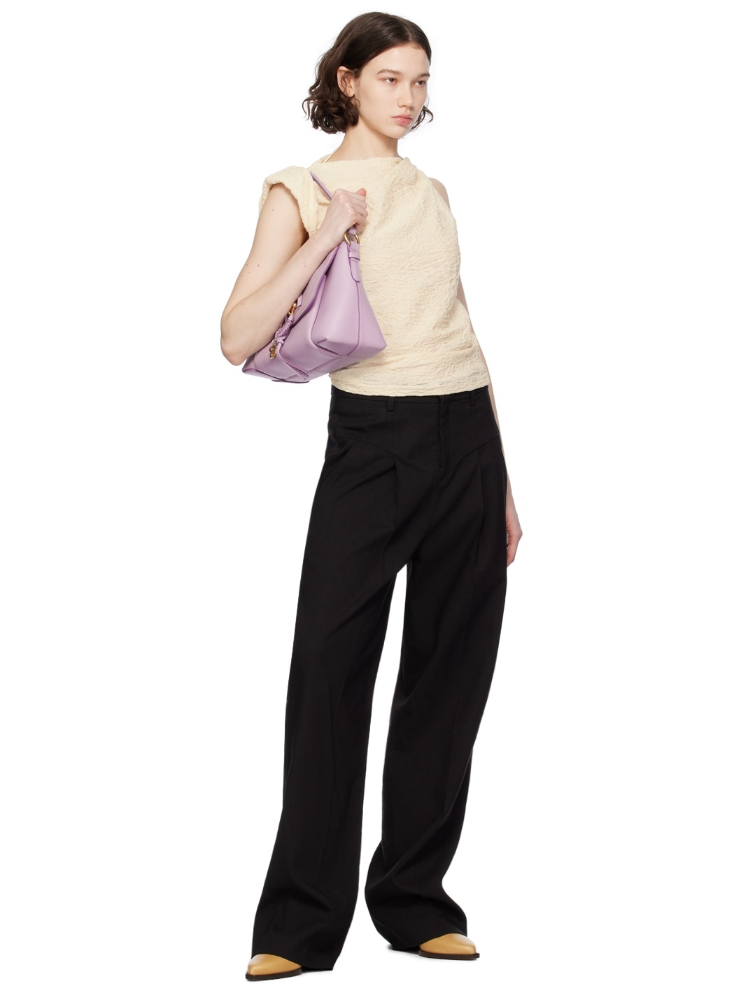 Purple Small Joan Crossbody Shoulder Bag - 4