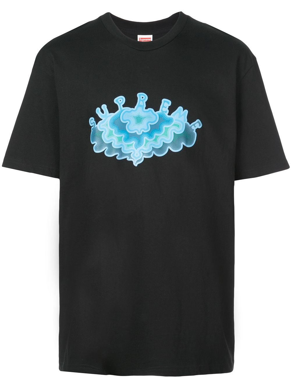 Cloud print T-shirt - 1