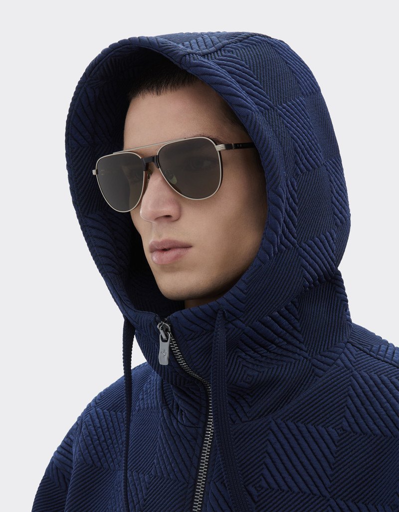 Bomber jacket in 3D-effect jersey 4