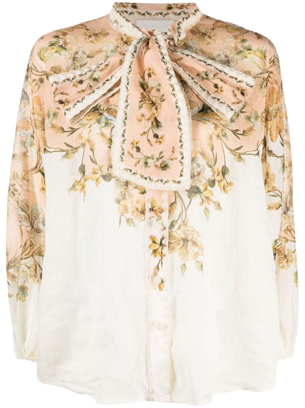 Chintz floral-print top - 1