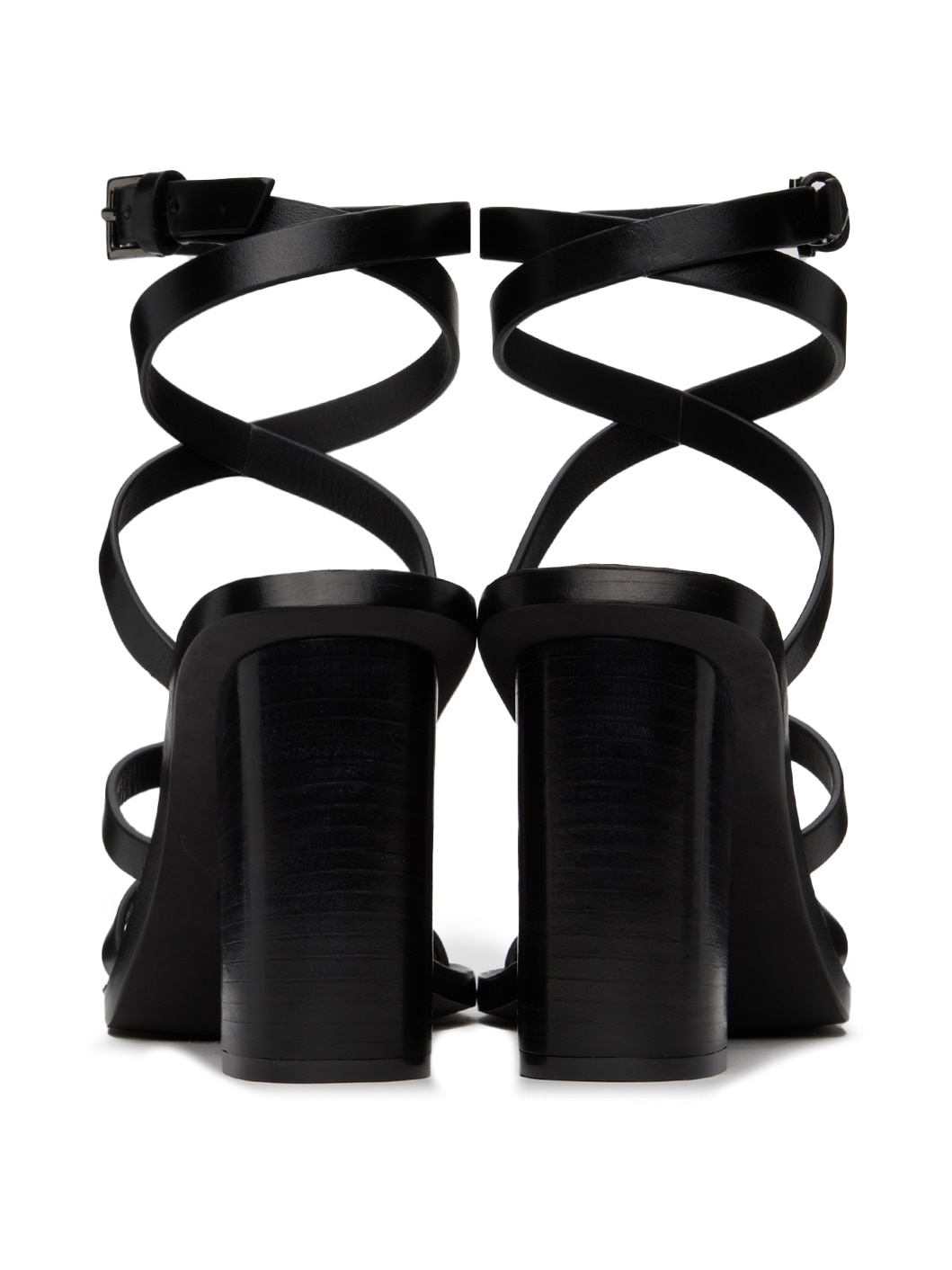 Black Juttal Heeled Sandals - 2