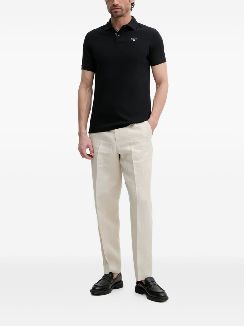 Barbour logo-detail polo shirt outlook