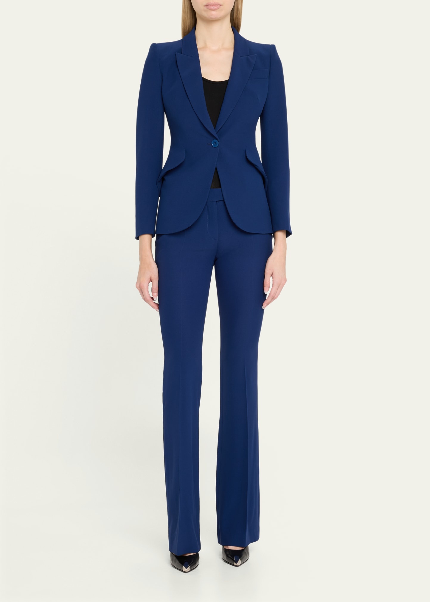 Single-Breasted Blazer Jacket - 2