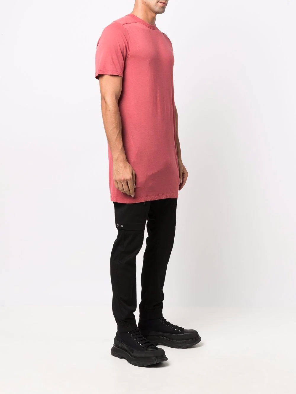 long round neck T-shirt - 3