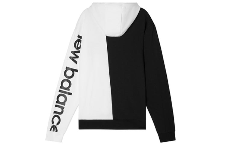 New Balance Splice Logo Hoodie 'White Black' MT11511-BM - 2