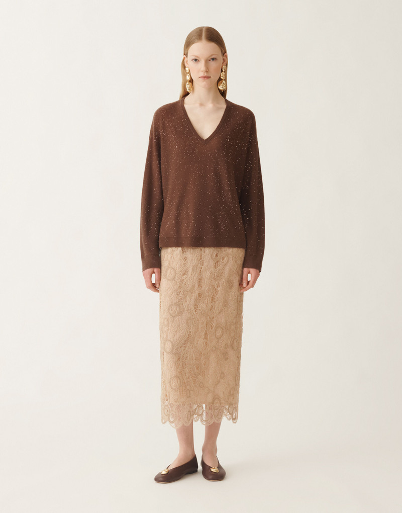 Wool sweater with sequins 3