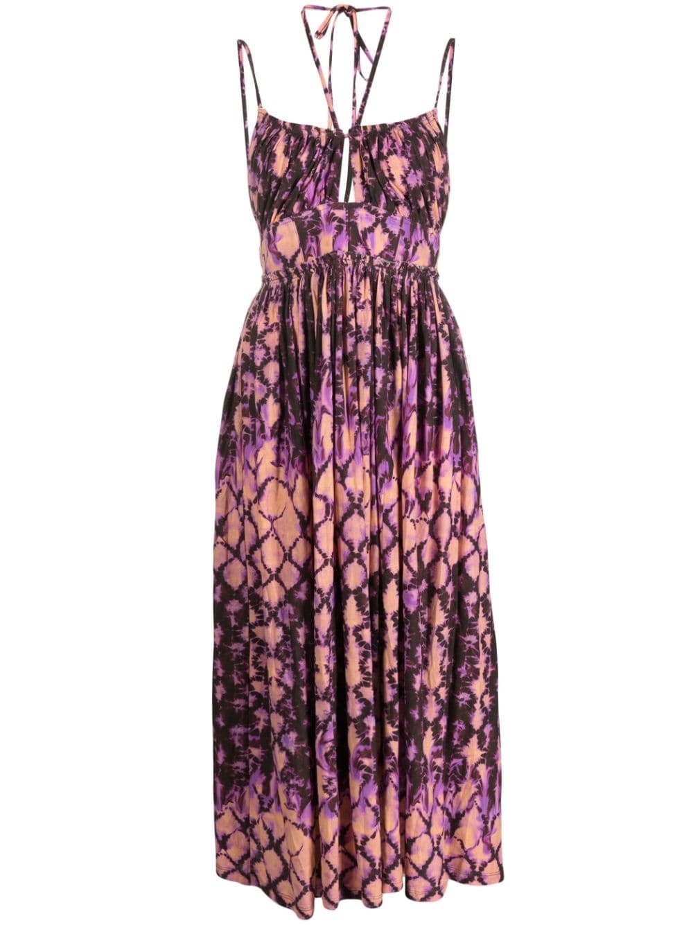 Freya halterneck midi dress - 1