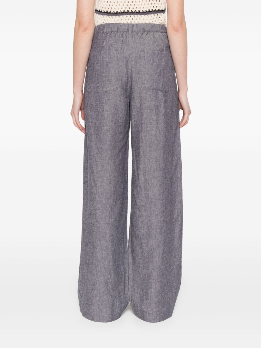 elasticated-waist trousers - 4
