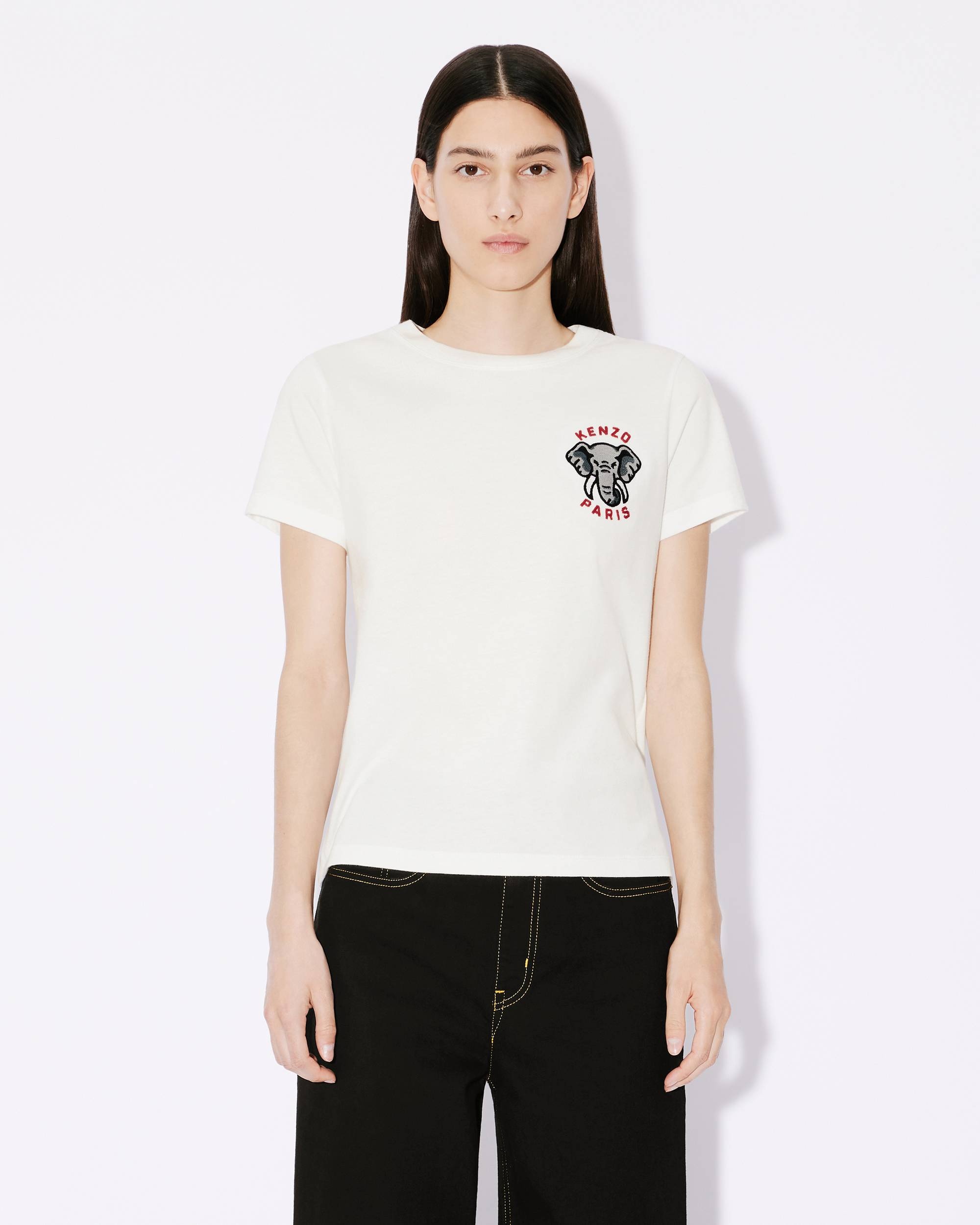'KENZO Elephant Crest' embroidered T-shirt - 3