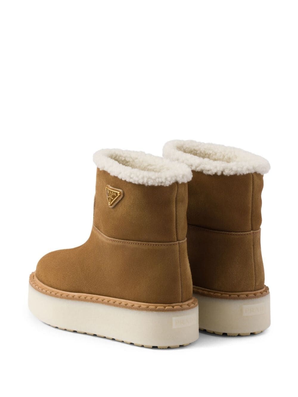 Prada Women Stivaletti Con Fodera In Shearling - 6