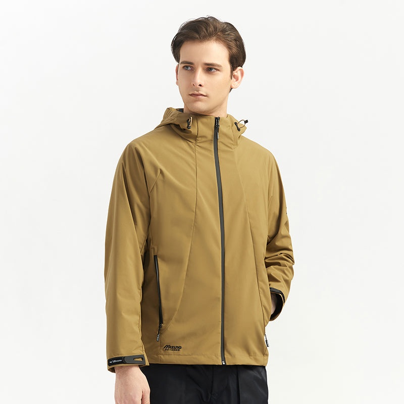 Mizuno Outdoor Windbreaker Jacket 'Brown' A2CC3105 - 8