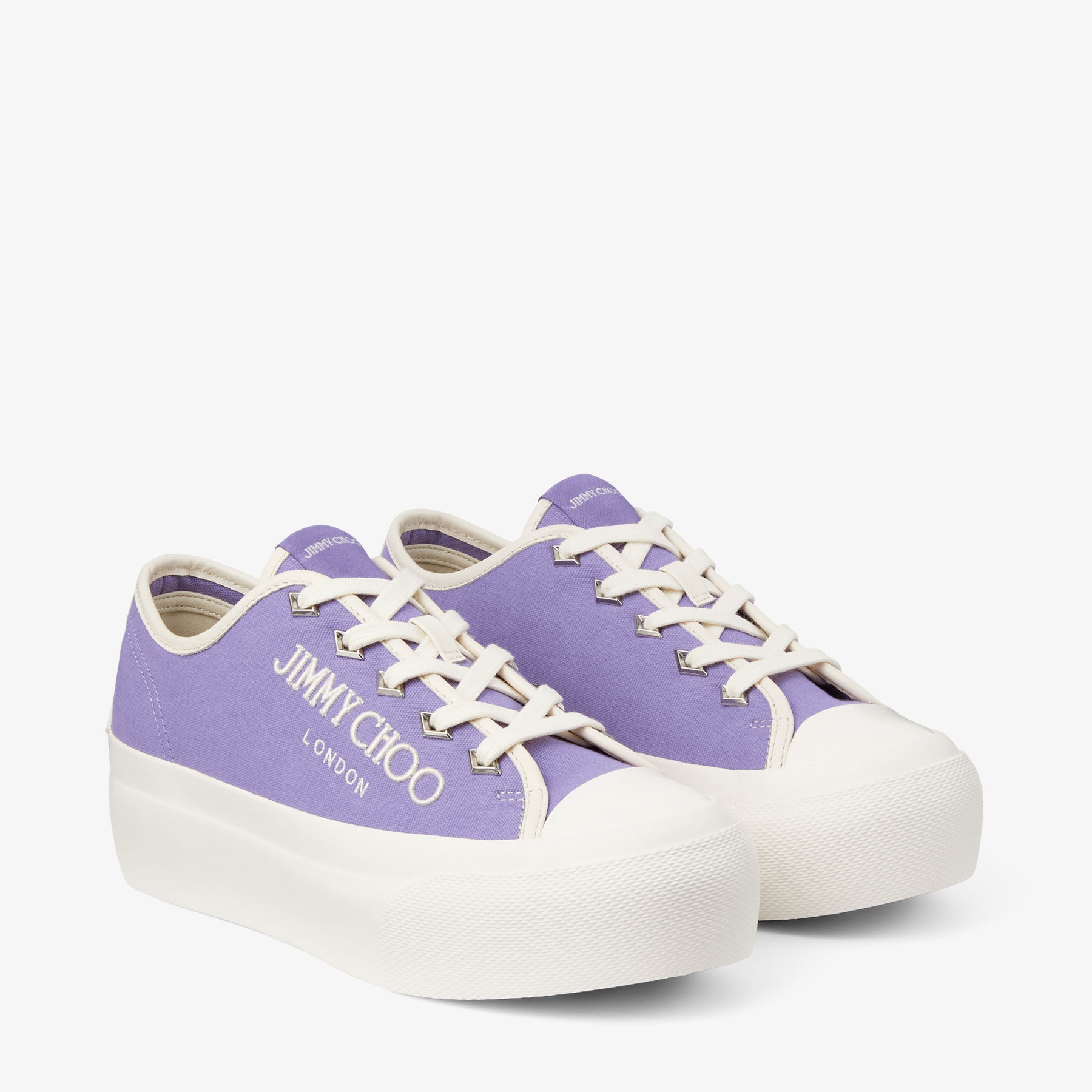 Palma Maxi/F
Tanzanite Canvas Platform Trainers - 2