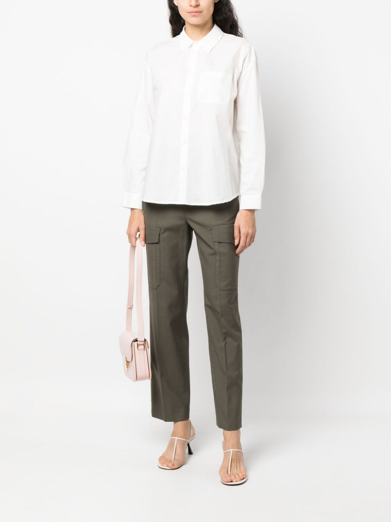 A.P.C. Boyfriend logo-embroidered shirt outlook