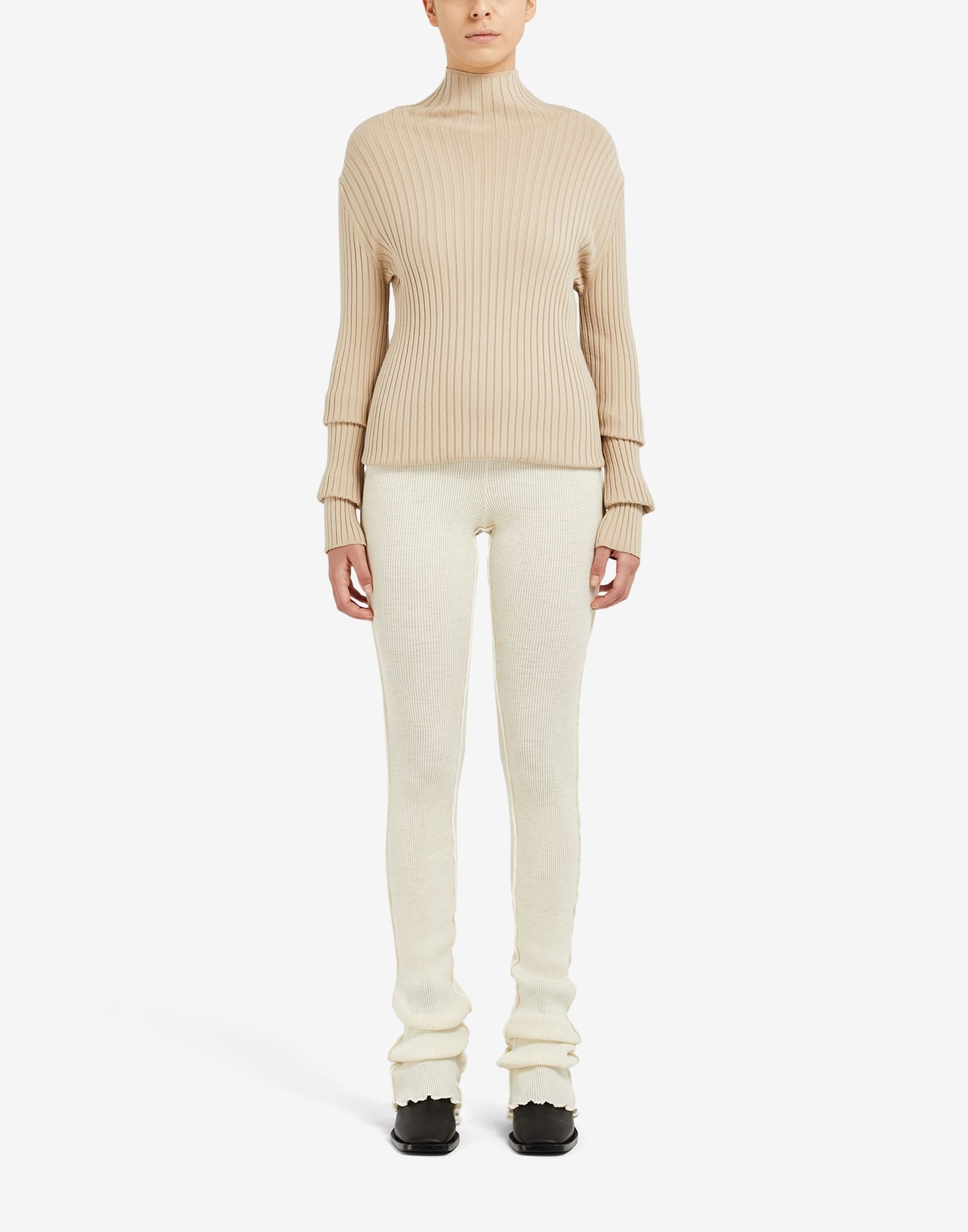 Ribbed leggings - 2