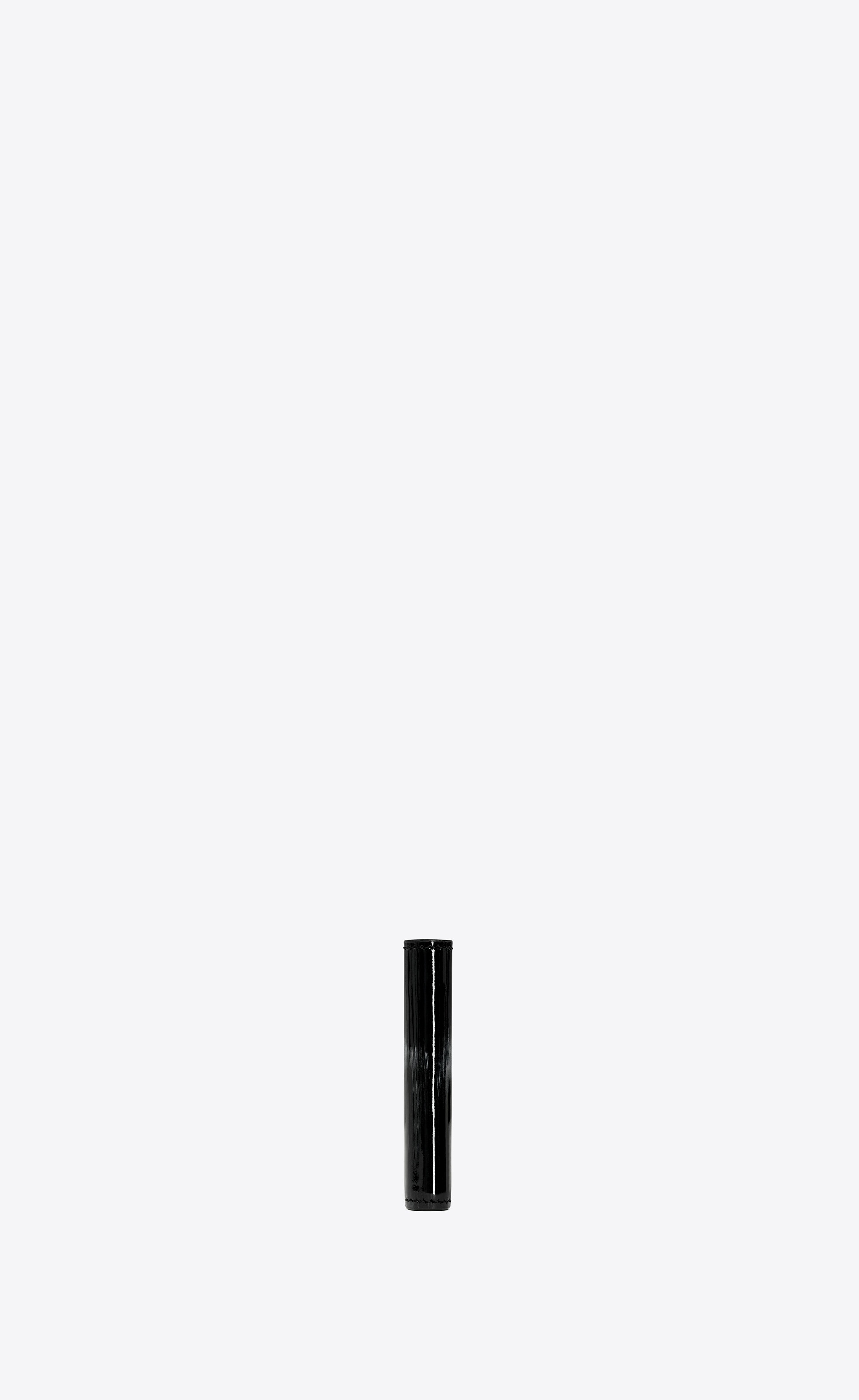 saint laurent paris east/west wallet in brushed patent leather - 3