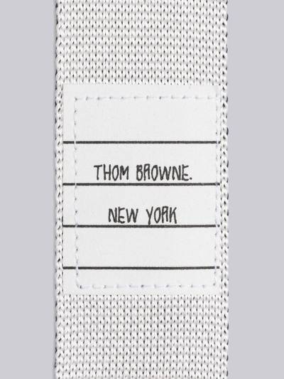 Thom Browne Lobster Jacquard Silk Knit 4-Bar Tie outlook